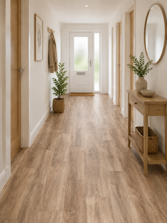 Linoleum 100 cm - linoleum Plank 067, maro, 100 x 300 cm