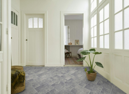 Covoare sub 500 lei - Linoleum Sand Stone 911 Gri 200x200 cm pentru bucatarie