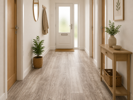 OFERTE PRET - linoleum Silver Oak 97-1, crem/ bej, 150 x200 cm