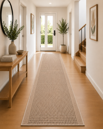 DUPA STIL - traversa Lester Mocha, bej, 67 x 200 cm, antialergic