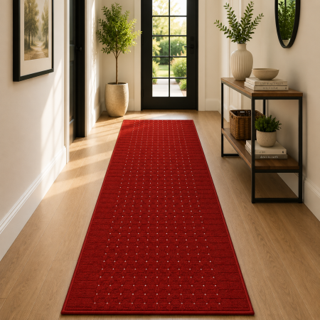 Traverse 80 cm - traversa Stanford Red Cream, 80 x 200 cm, antialergic