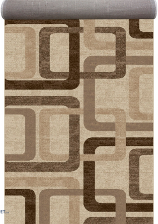 Covoare Daffi - Traversa Daffi 120 Crem/Maro 120x300
