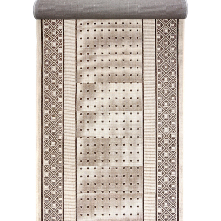 Covoare Polipropilena - Traversa Natura 903/19 Festonata Iuta 80x300 cm pentru hol