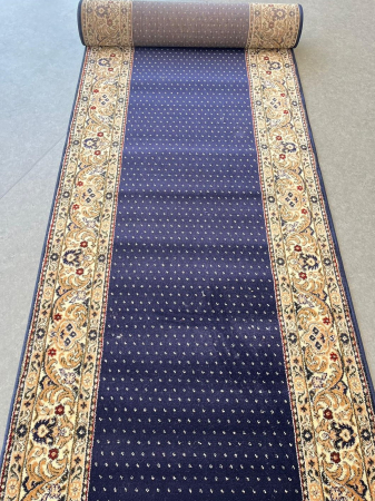 Traverse Hol - traversa Lotos Rada, bluemarin, 100 x 300 cm, antialergic