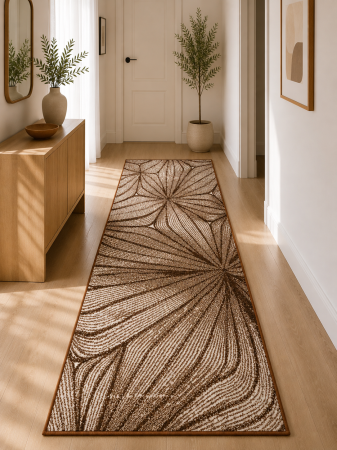 Traverse 120 cm - traversa Cappuccino 16128/13, bej/maro, 120 x 200 cm, antialergic