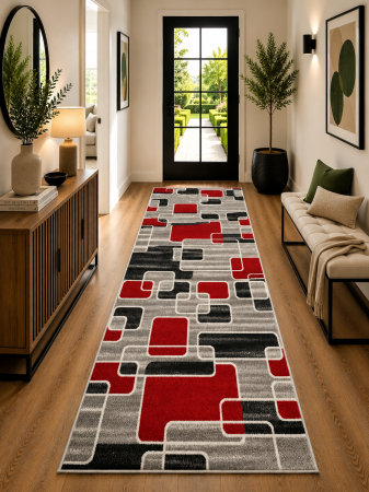 Covoare Dreptunghiulare - traversa Cappuccino 16402/905, multicolor, 120 x 300 cm, antialergic