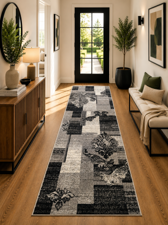 Traverse 80 cm - traversa Cappuccino, gri, 80 x 300 cm, antialergic