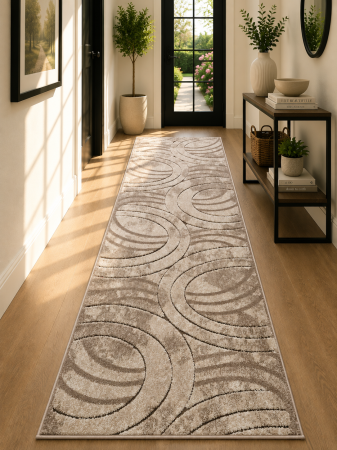 TRAVERSE - traversa Fashion 32006/120, maro, 80 x 200 cm, antialergic