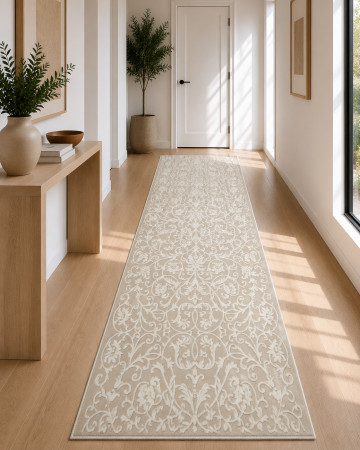 Covoare sub 500 lei - traversa Itea 42001/102, crem, 115 x 200 cm, antialergic