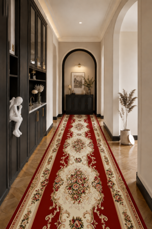 Traverse Hol - traversa Lotos, rosu, 60 x 200 cm, antialergic