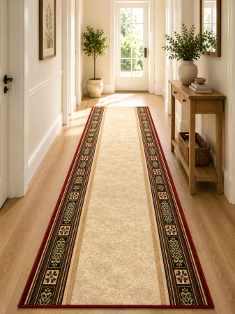 Rosu & Grena - traversa Lotos, rosu, 60 x 200 cm, antialergic
