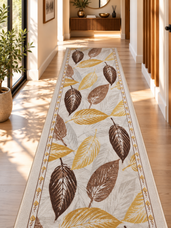 Traverse Hol - Traversa Model Zara 01467, Latime 60 cm, Gri, Poliamida 100%, Fir 3 mm, Living, Dormitor, Hol, Coridor, Suport Pasla