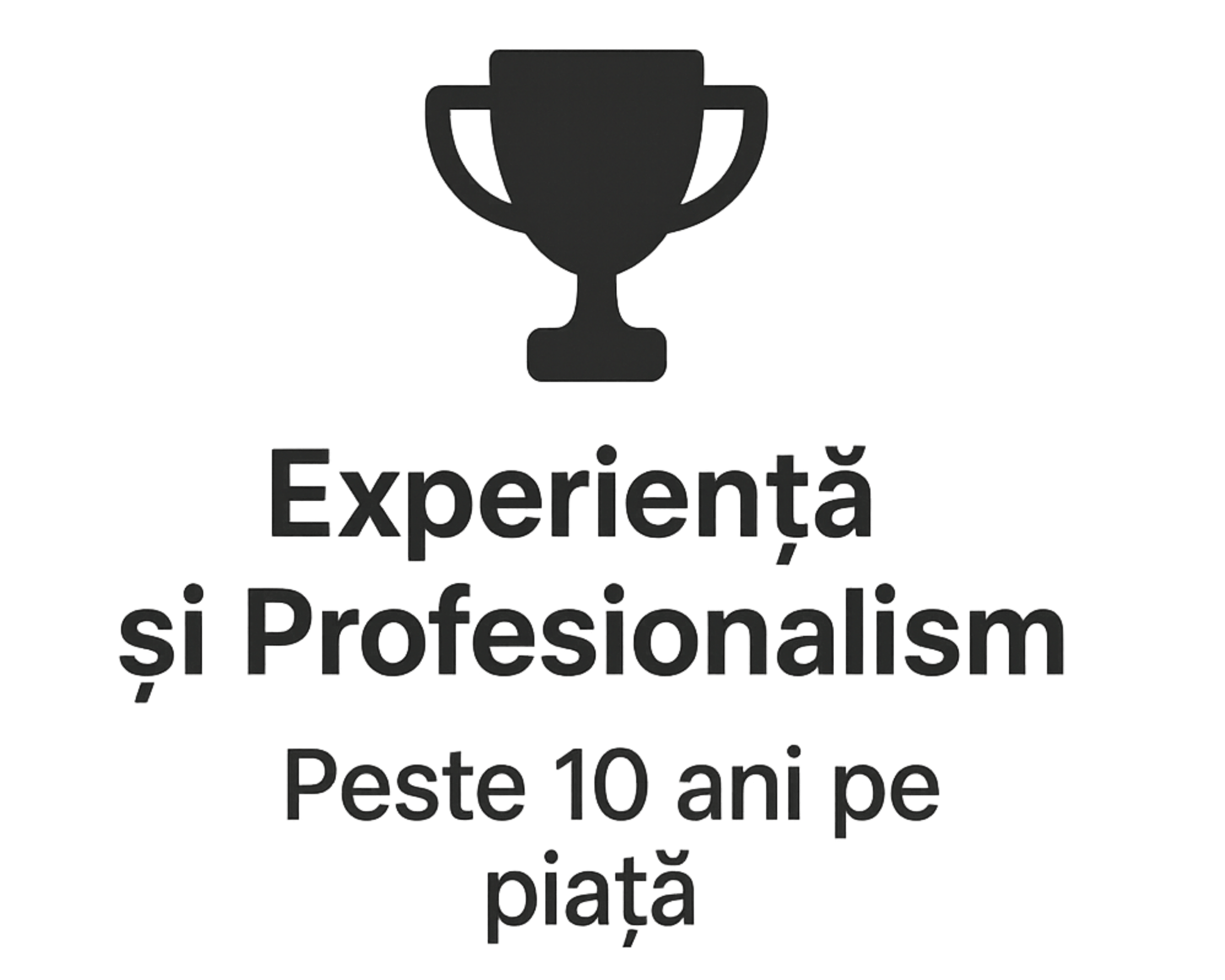 Experiență și Profesionalism