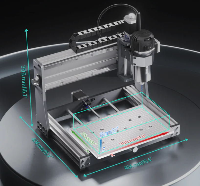 Masina Frezare CNC Sainsmart Genmitsu 3020-PRO Ultra, 710W [2]