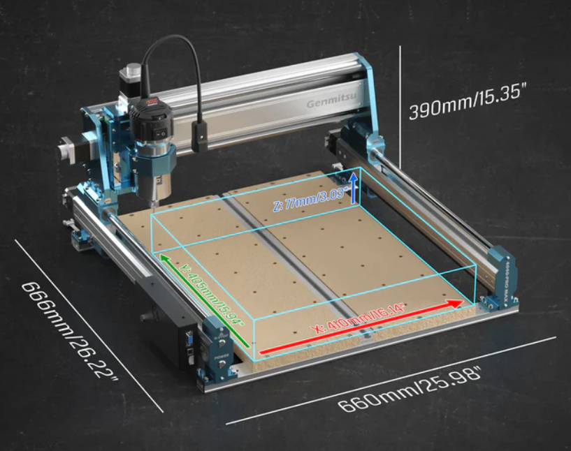 Masina Frezare CNC Sainsmart Genmitsu 4040-PRO MAX, 710W [2]