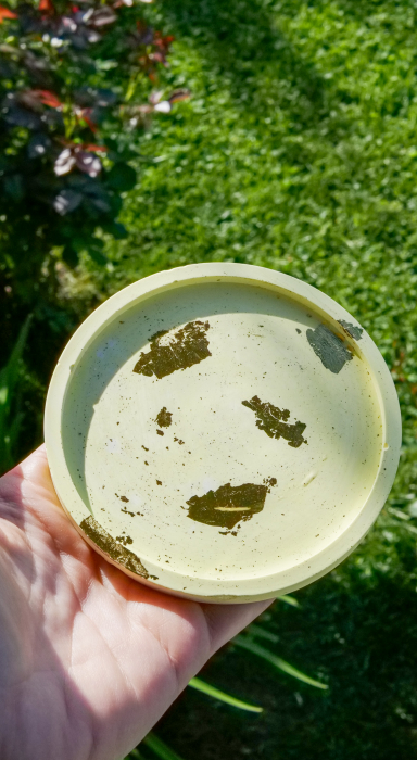 Farfuriuță decorativă "GOLD PLATED" [4]