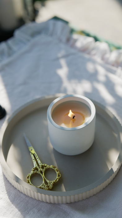 Lumânare "ROUND JAR" [2]