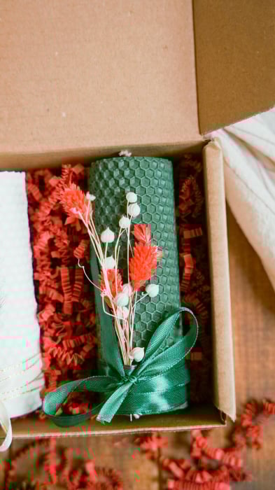 Lumânare rulată din ceară de albine [4]