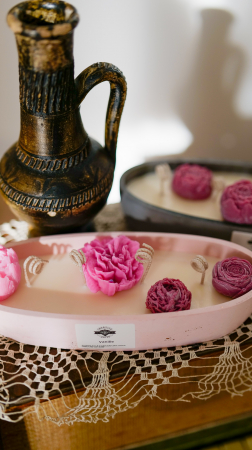 Lumânare "Bărcuța cu flori" [1]