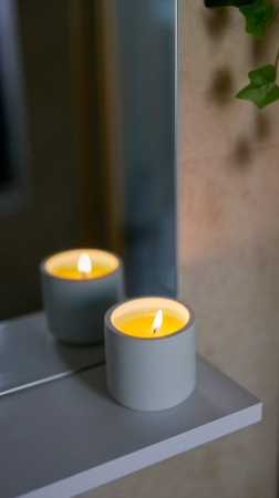 Lumânare "ROUND JAR" [3]