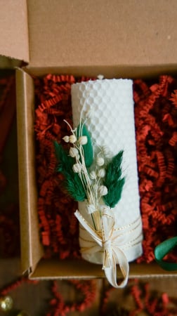 Lumânare rulată din ceară de albine [4]