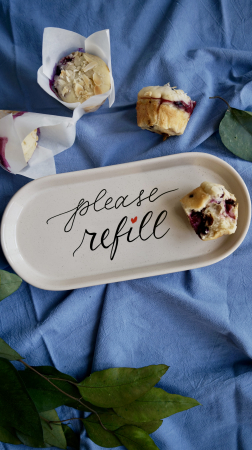 Obiecte decorative - Tăviță cu mesaj