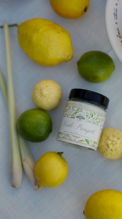 Lumânări în borcane - Verde Proaspat