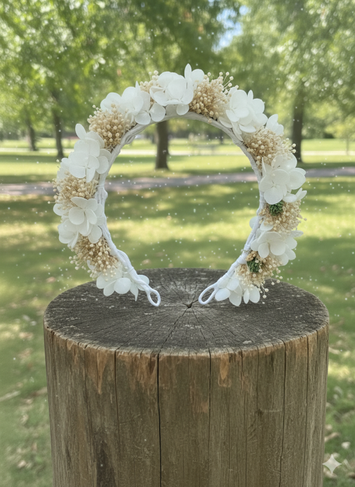 AMINTIRE ETERNA - CORONITA MIREASA CU HORTENSIE CRIOGENATA [2]