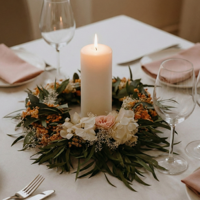 AMURG RUSTIC – CORONITA FLORALA  CU PLANTE STABILIZATE SI FLORI CRIOGENATE [4]