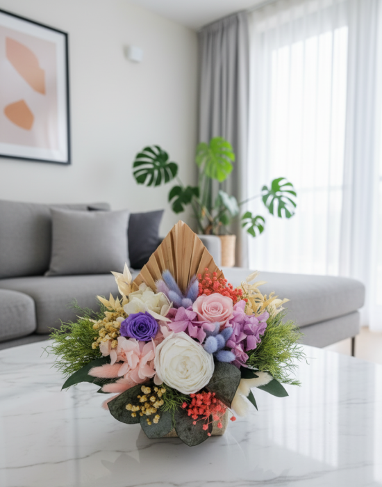 AURA PASTEL - ARANJAMENT PREMIUM CU TRANDAFIRI CRIOGENATI [4]