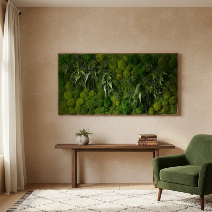 NATURE FOREST - TABLOU DECORATIV NATURAL STABILIZAT PENTRU PERETE [2]