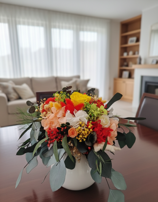 Phoenix  - Aranjament Floral Vibrant cu Trandafiri Criogenati [3]
