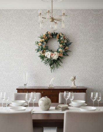 AMURG RUSTIC – CORONITA FLORALA  CU PLANTE STABILIZATE SI FLORI CRIOGENATE [1]