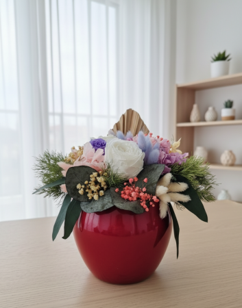 AURA PASTEL - ARANJAMENT PREMIUM CU TRANDAFIRI CRIOGENATI [1]