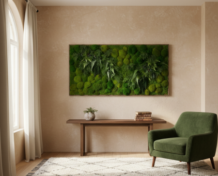 NATURE FOREST - TABLOU DECORATIV NATURAL STABILIZAT PENTRU PERETE [1]