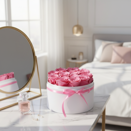 PASTEL PINK - CUTIE CU TRANDAFIRI CRIOGENATI [3]