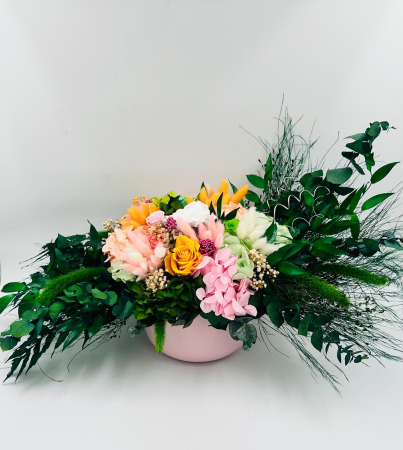 Simfonia Romantica - Centru de Masa Luxuriant cu Flori Criogenate [2]