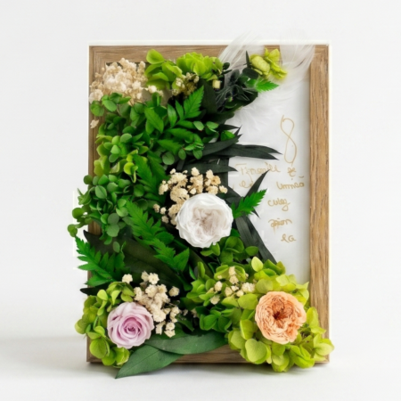 Tablouri Cu Licheni - Tablou Floral cu Trandafiri Criogenați - Triunghiul Evoluției | Atelierul Creative Harmony