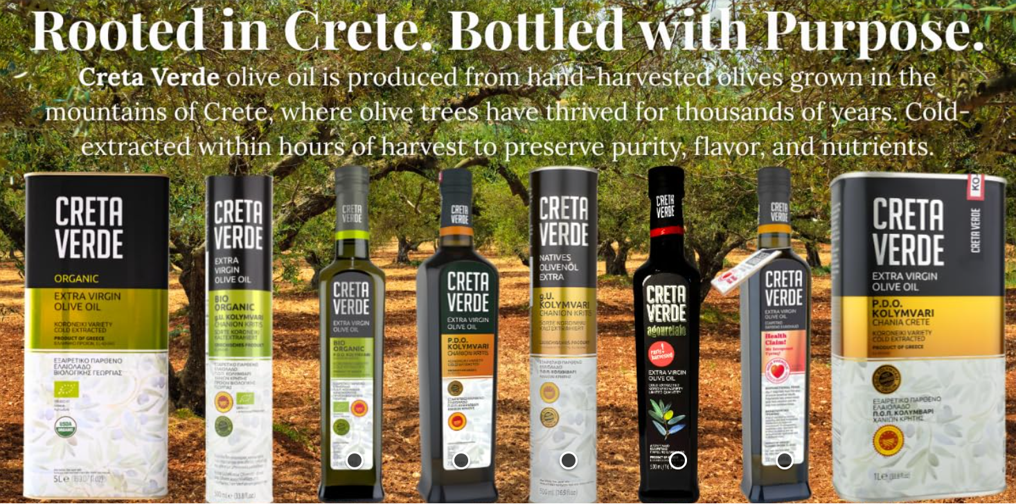 Categorii de ulei de masline extravirgin Creta Verde