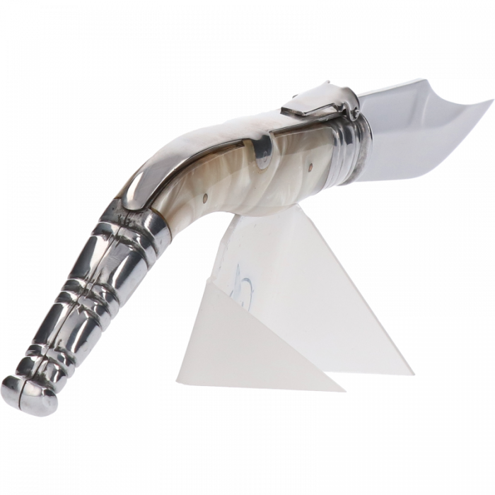 Briceag Spaniol Cricket Bandolera Imitatie Perla, Alb, Lama 14 CM Albainox 33 CM [3]