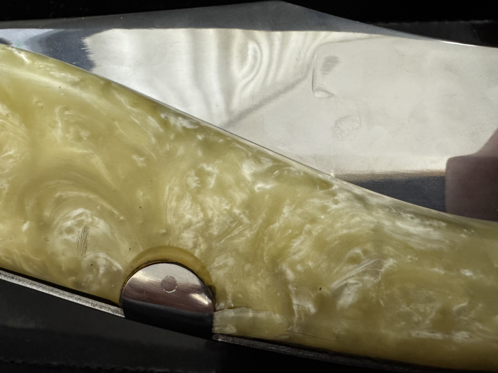 Briceag Spaniol Cricket Bandolera Gigante Alb Lama 22.5 CM Albainox 52CM + Suport CU DEFECT [3]