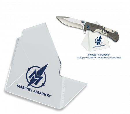 Toate Produsele - Suport Acrilic Transparent Martinez Albainox pentru Cuțite de Colecție