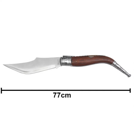 Toate Produsele - Briceag Spaniol Clasic Super Gigante Lama 35 CM Albainox Crichet 77 CM + Suport