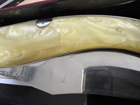 Briceag Spaniol Cricket Bandolera Gigante Alb Lama 22.5 CM Albainox 52CM + Suport CU DEFECT [1]