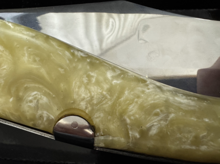 Briceag Spaniol Cricket Bandolera Gigante Alb Lama 22.5 CM Albainox 52CM + Suport CU DEFECT [2]