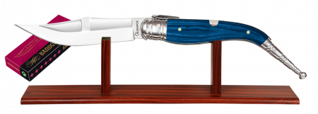 Toate Produsele - Briceag Spaniol Cricket Bandolera Gigante Albastru Lama 22.5 CM Albainox 52CM + Suport 01805 - Bandolera