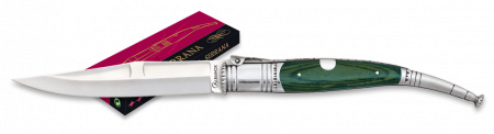 Briceag Spaniol Cricket Serrana Lemn Verde Lama 15.4 CM Albainox 35 CM 01801 [1]
