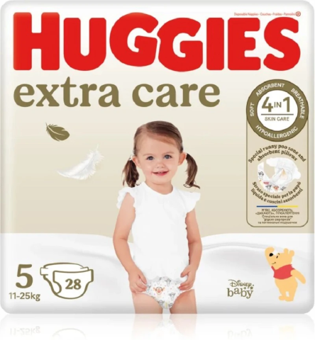 Produse - HUGGIES 28 Scutece Extra Care Nr 5 11-25 Kg