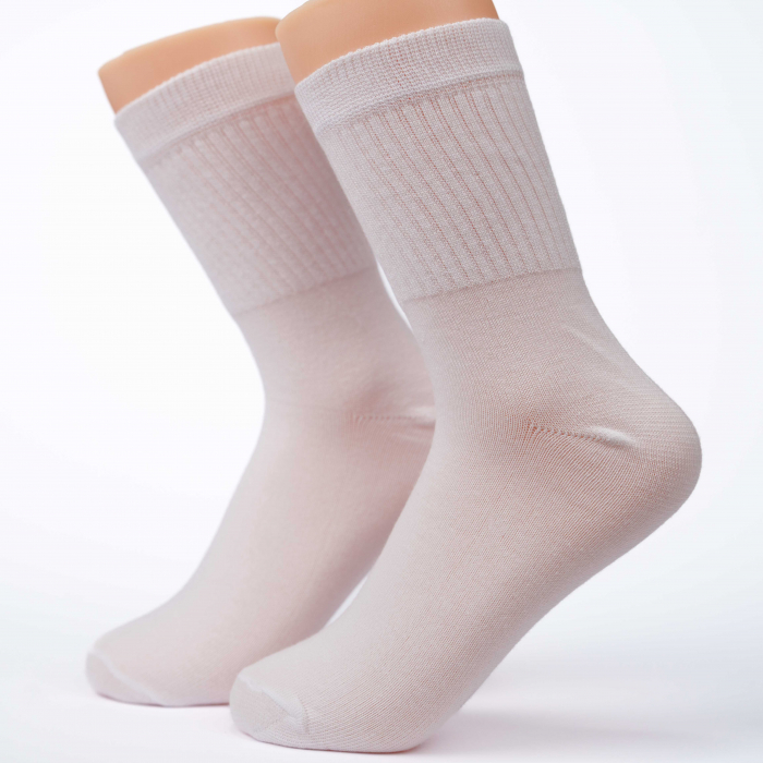 ARTICOL 14-2 set  SOSETE  GUMA SPORT UNITON ALBE   4 PERECHI INALTIMEA  16 CM MARIMEA 39-41 [2]