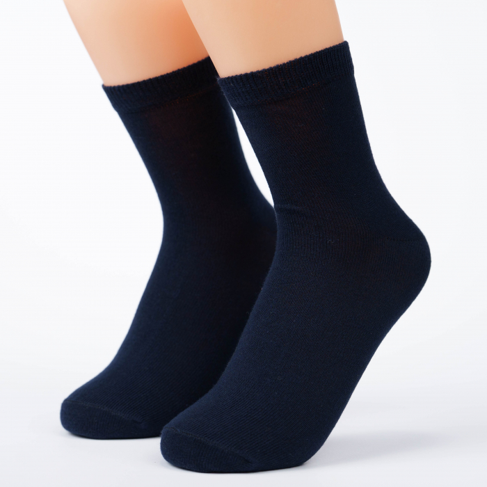 ARTICOL6-3 set  SOSETE  ALBASTRI INTUNECAT (NAVY) 5 PERECHI INALTIMEA  14CM MARIMEA 36-38 [3]